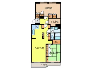 前野町ハイツ2号棟の間取り