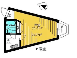 ケンコーポ【1階】の間取り
