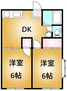 メゾンカトレア【1階】の間取り