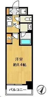 フュージョナル王子HYs【6階】の間取り