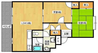 ニューハイツ【1階】の間取り