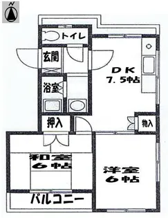元町魚静ビル【3階】の間取り