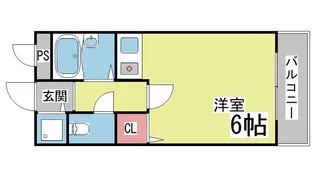 シティライフ六甲道III【5階】の間取り
