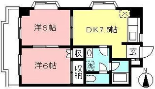 第2ヴィガードエル【4階】の間取り