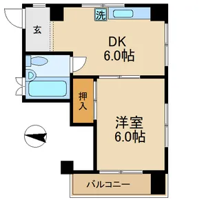 松戸カネカビル【5階】の間取り
