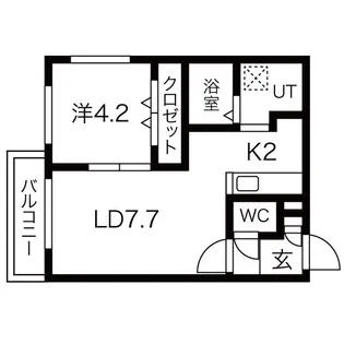 Steady State Asabu(ステディ ステート麻生)【1階】の間取り