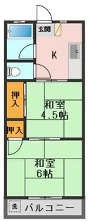 天王マンション【4階】の間取り