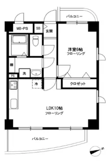 ボナール桜新町【2階】の間取り