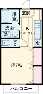ハイツ有本【2階】の間取り