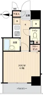 ガラ シティ大森【11階】の間取り