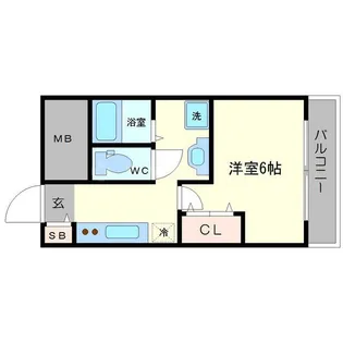 Sin【4階】の間取り