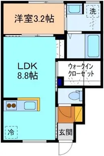 サン・ステージ今泉B棟【1階】の間取り