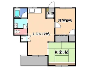 一興マンション【1階】の間取り