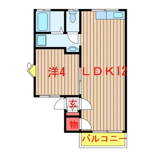 アセスメントハイツ【1階】の間取り