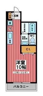ジェルソミーナ【5階】の間取り