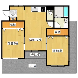 プレシアスN.Y【1階】の間取り