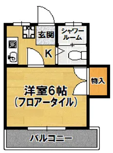 ベルメゾン春日【2階】の間取り