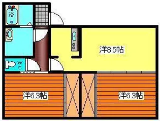 メイプル弐拾参番館【1階】の間取り