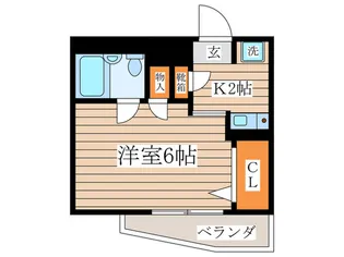 レジオンス上石神井【2階】の間取り