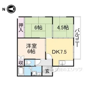 コーポGEN2【1階】の間取り