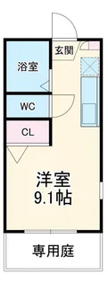 フレグランス荒池【1階】の間取り