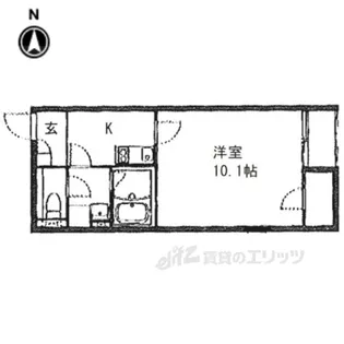 レオネクストプランドール【2階】の間取り