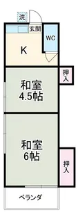 第3元秀荘【2階】の間取り
