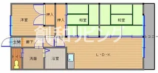 ドリームハイツ元村【2階】の間取り