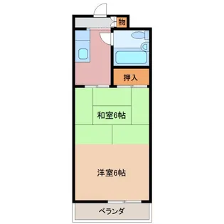 第1ビューハイツ兄山【4階】の間取り