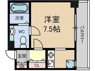 ラフォルテ駅前【4階】の間取り