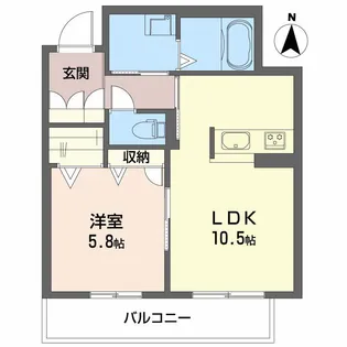 プレジデンス今【2階】の間取り
