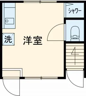 鈴大アパート【1階】の間取り