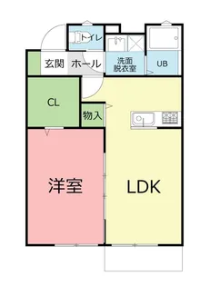 Aube鎌倉【1階】の間取り