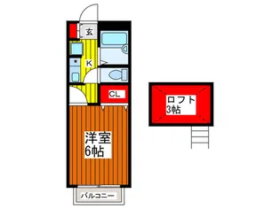 パレロワイヤル新井町【2階】の間取り