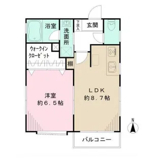 アルファポート中野坂上【3階】の間取り
