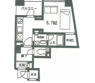 サンピエス池袋【3階】の間取り