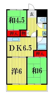 第8泉マンション【1階】の間取り