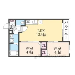TioFleuR【3階】の間取り