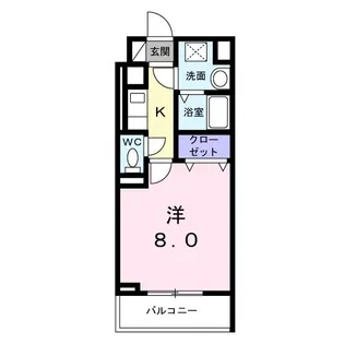 クレタ大山金井町【3階】の間取り