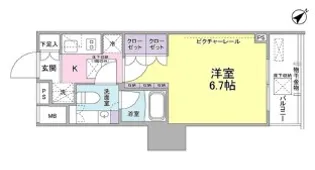 SIL西五反田【2階】の間取り