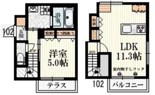 グランテージ 西棟の間取り