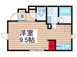 キーメゾン【1階】の間取り
