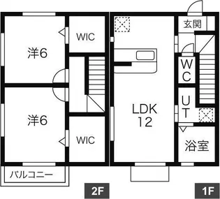 ルーナ・クレシェンテ【1階】の間取り