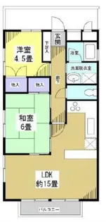 第6イトウハイツ【2階】の間取り