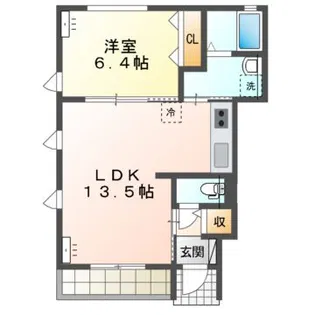 ブランシェT【1階】の間取り
