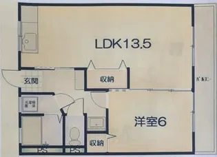 イレーネ南昭和【4階】の間取り