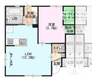 オーシャンズIII【1階】の間取り