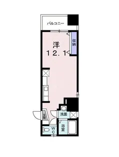 メゾン・日本橋浜町【4階】の間取り