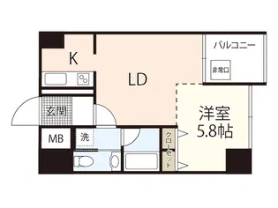 MKーHOUSE【8階】の間取り