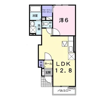 リバーサイドグリーン【1階】の間取り